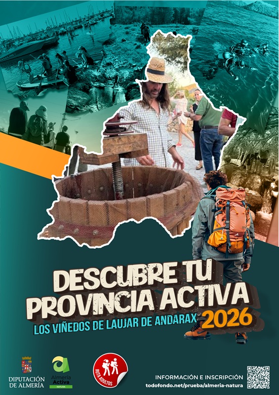 Descubre tu provincia Activa 2026. Los Viñedos de Laujar de Andarax 16 y 17-10-26